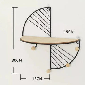 Metal Wall Mounted Storage Shelf - All-In-One Store