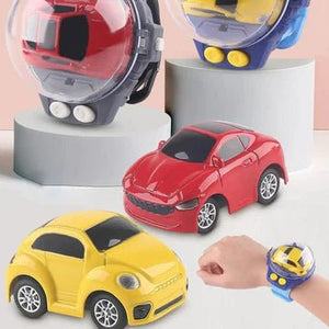 Mini Remote Control Car Watch USB Charging Watch Car Toy Dustproof - All-In-One Store