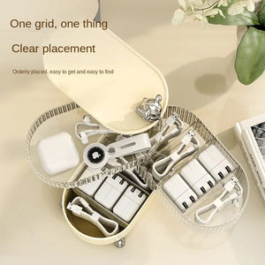 Multi layer Rotating Desktop Cosmetic Organizer - All-In-One Store