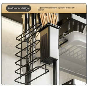 Multi Tired Dish Organizer - All-In-One Store