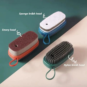 Multifunctional Hydraulic Cleaning Brush (3 Pcs Set) - All-In-One Store
