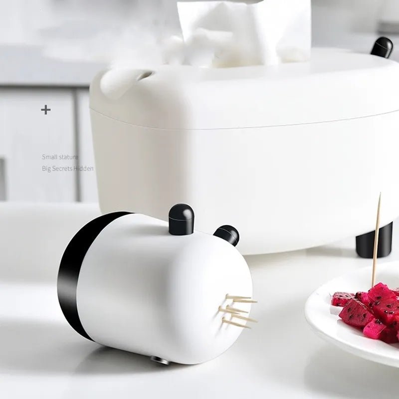 New Creative Desktop Tissue Box With Toothpick Holder - All-In-One Store