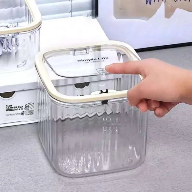 LumiSquare Multiuse Push-Open Storage Box