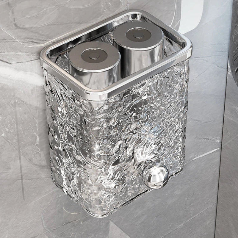 Textured Acrylic Wall-Mounted Caddy