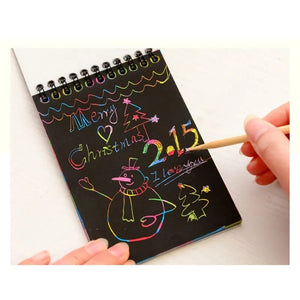 Rainbow Scratch Drawing Book (Pack of 3) - All-In-One Store