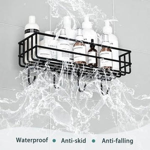 Rectangle Metal Stand With Hooks - All-In-One Store