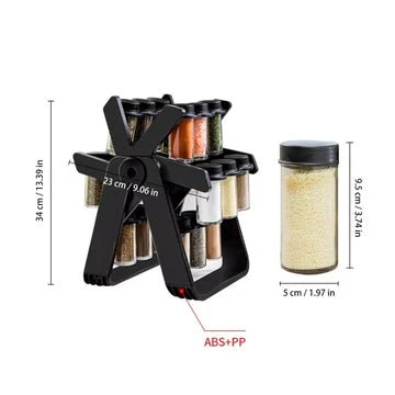 Revolving Countertop Spice Rack - All-In-One Store