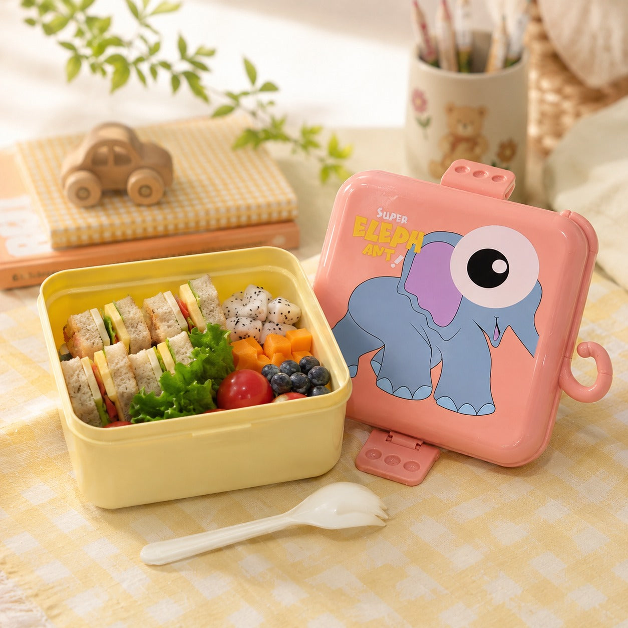 Trunky Treats Elephant Lunch Box for Kids
