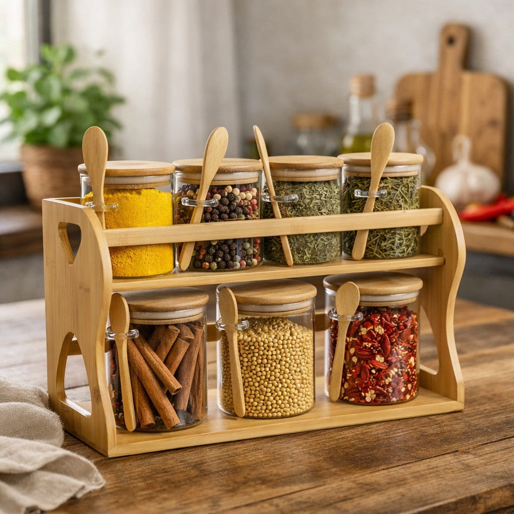 Meadow-Grain 2-Tier Condiment Hub (1138)