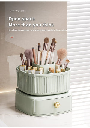 Rotating Vanity Makeup Organizer - All-In-One Store