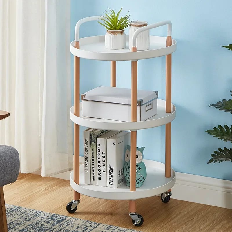 Round Style Organizer Trolley - All-In-One Store