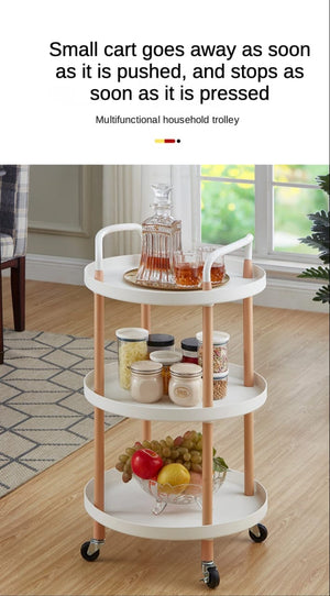 Round Style Organizer Trolley - All-In-One Store