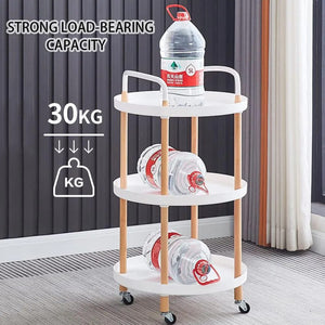 Round Style Organizer Trolley - All-In-One Store