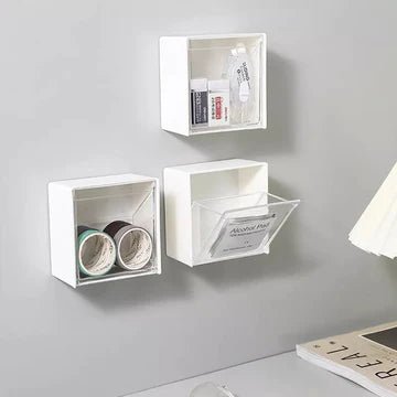 Self-adhesive Flip-top Case Holder - All-In-One Store