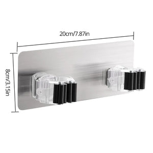 Self-Adhesive Mop Holder - All-In-One Store