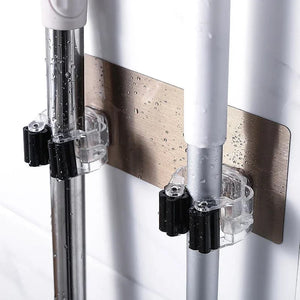 Self-Adhesive Mop Holder - All-In-One Store