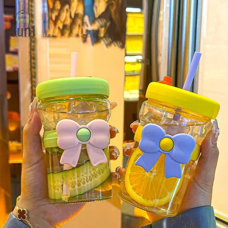 CharmBow Tumbler (400ml) with Straw