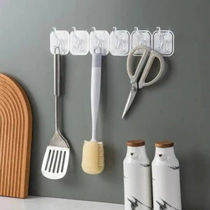 Six Rows Sticky Hooks - All-In-One Store