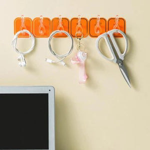 Six Rows Sticky Hooks - All-In-One Store