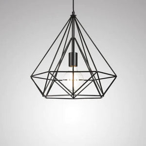 Sparkling Diamond Drop Pendant Lamp with vintage edison bulb - All-In-One Store