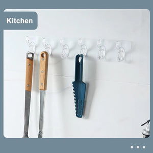 Stickon Lid Holder (5 hooks) - All-In-One Store