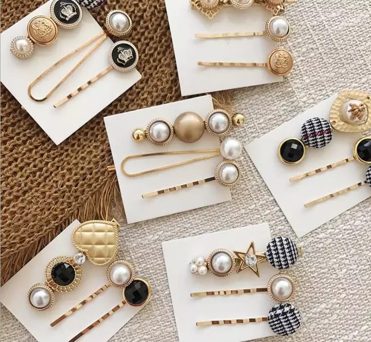 Three Pcs Hair Clips Set - All-In-One Store