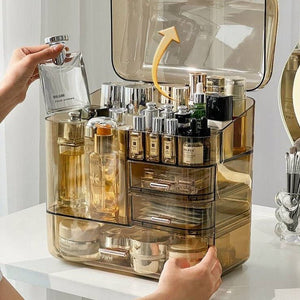 Transparent Multilayer Cosmetic Organizer - All-In-One Store