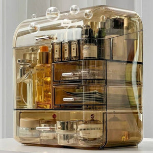 Transparent Multilayer Cosmetic Organizer - All-In-One Store