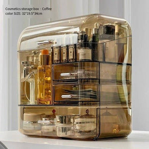 Transparent Multilayer Cosmetic Organizer - All-In-One Store