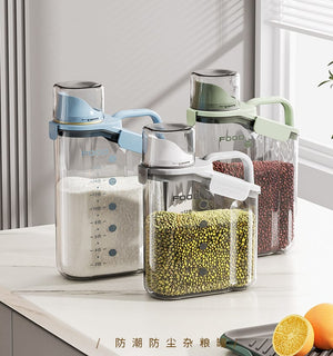 Transparent Sealed Storage Jar - All-In-One Store