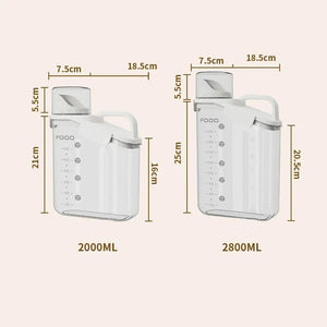 Transparent Sealed Storage Jar - All-In-One Store