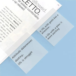 Transparent Waterproof and Traceable Sticky Notes - All-In-One Store