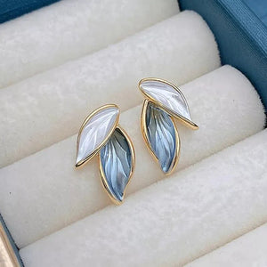 Trendy Leaves stud earrings - All-In-One Store