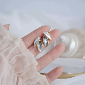 Trendy Leaves stud earrings - All-In-One Store