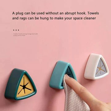 Triangle Shaped Wall Mounted Hook - All-In-One Store