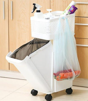 Trolley with dustbin - All-In-One Store
