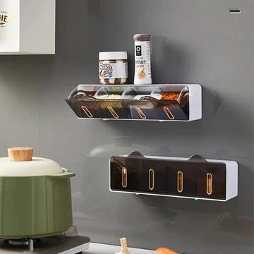 Wall Mounted Spice Storage Rack - All-In-One Store