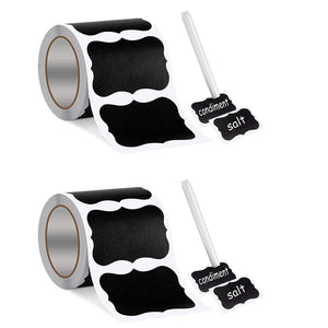 Wavy Shape Chalkboard Sticker With Pen - All-In-One Store