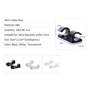 Wire Holding Clips (pack of 20) - All-In-One Store
