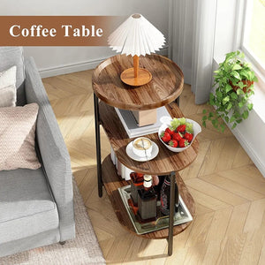 Wooden 3 tier side table - All-In-One Store