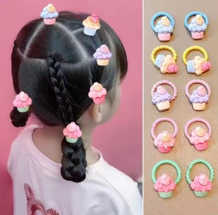 10 Pcs kids Colorful Elastic band - All-In-One Store