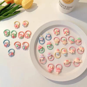 10 Pcs kids Colorful Elastic band - All-In-One Store