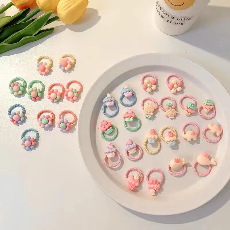 10 Pcs kids Colorful Elastic band - All-In-One Store