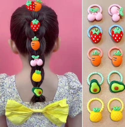 10 Pcs kids Colorful Elastic band - All-In-One Store