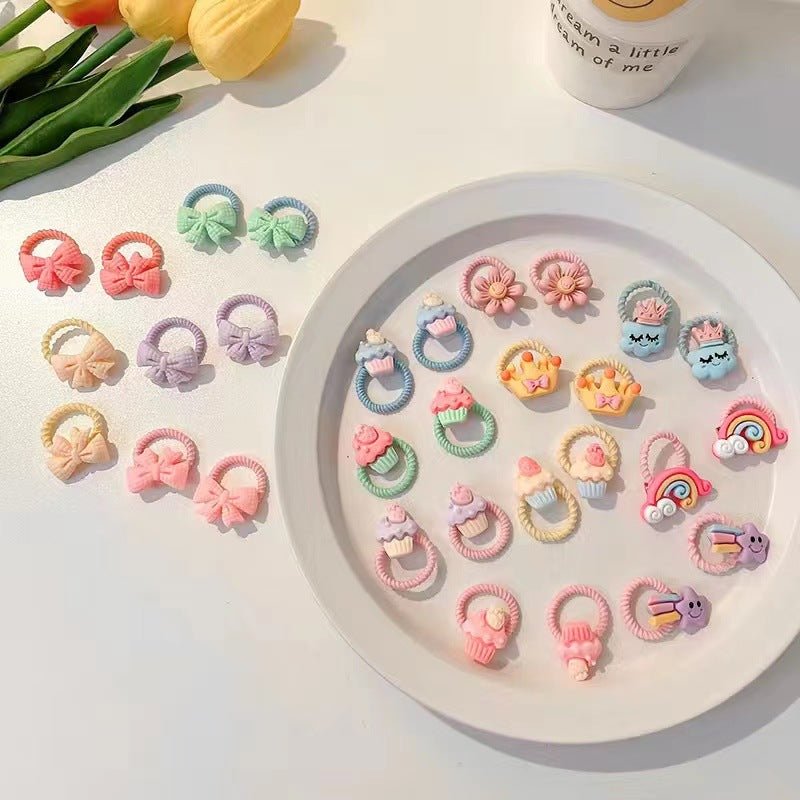 10 Pcs kids Colorful Elastic band - All-In-One Store