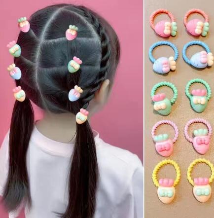 10 Pcs kids Colorful Elastic band - All-In-One Store