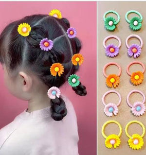 10 Pcs kids Colorful Elastic band - All-In-One Store