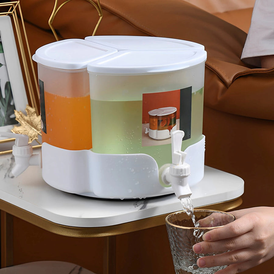 3 Portions Rotatable Juice Container & Dispenser (5.2Liter)
