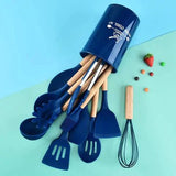 12 PCS Silicone Cooking Utensils Set - All-In-One Store