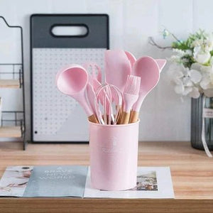 12 PCS Silicone Cooking Utensils Set - All-In-One Store